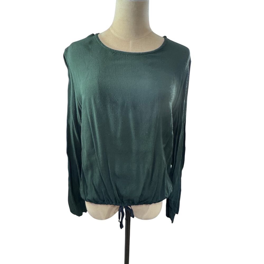 EILEEN FISHER" Vintage Long Sleeve Tie Waist SZ M USA‎  Casual Workwear Office